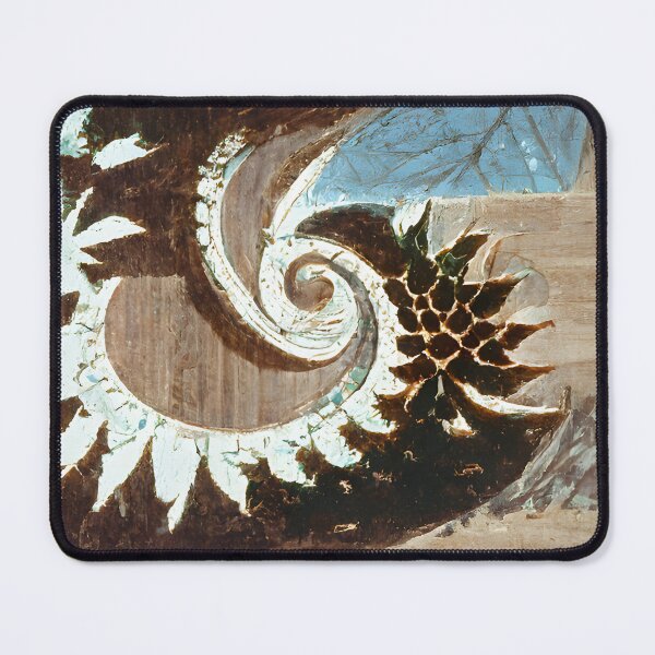 Item preview, Turquoise spiral abstract  designed and sold by fizzribbit.