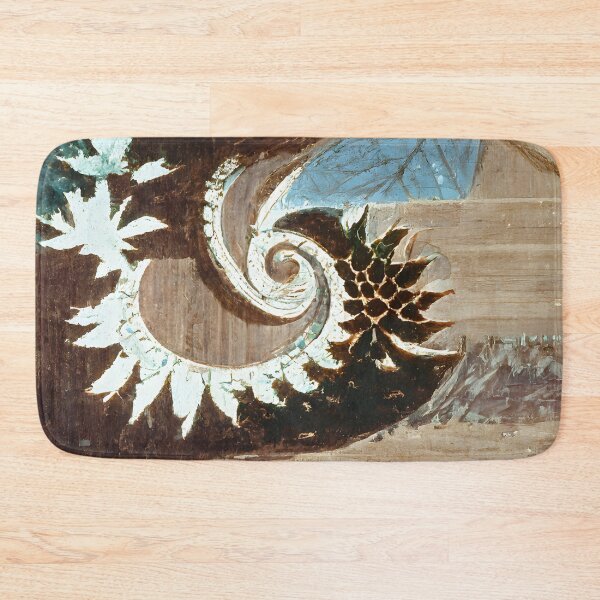 Item preview, Turquoise spiral abstract  designed and sold by fizzribbit.