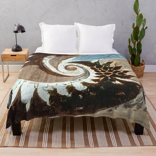 Item preview, Turquoise spiral abstract  designed and sold by fizzribbit.