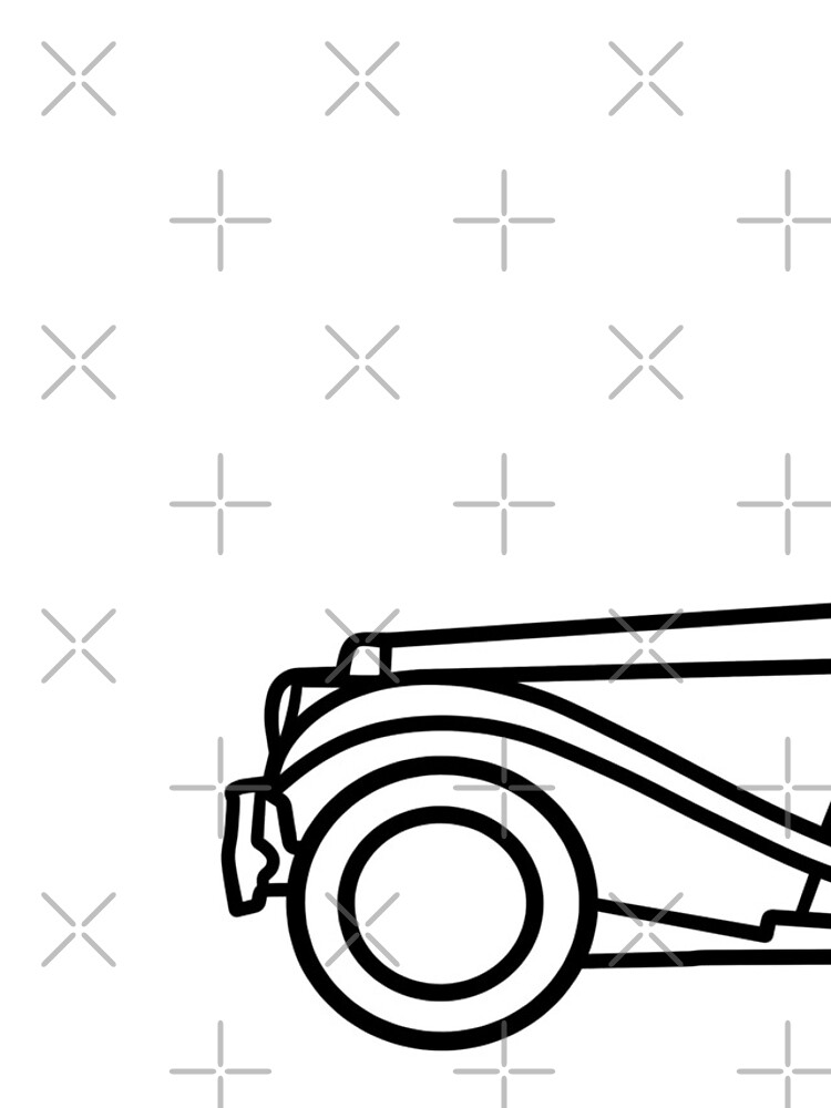 Aperçu 4 sur 4. Coque iPhone avec l'œuvre MG TF créée et vendue par AutoClub.