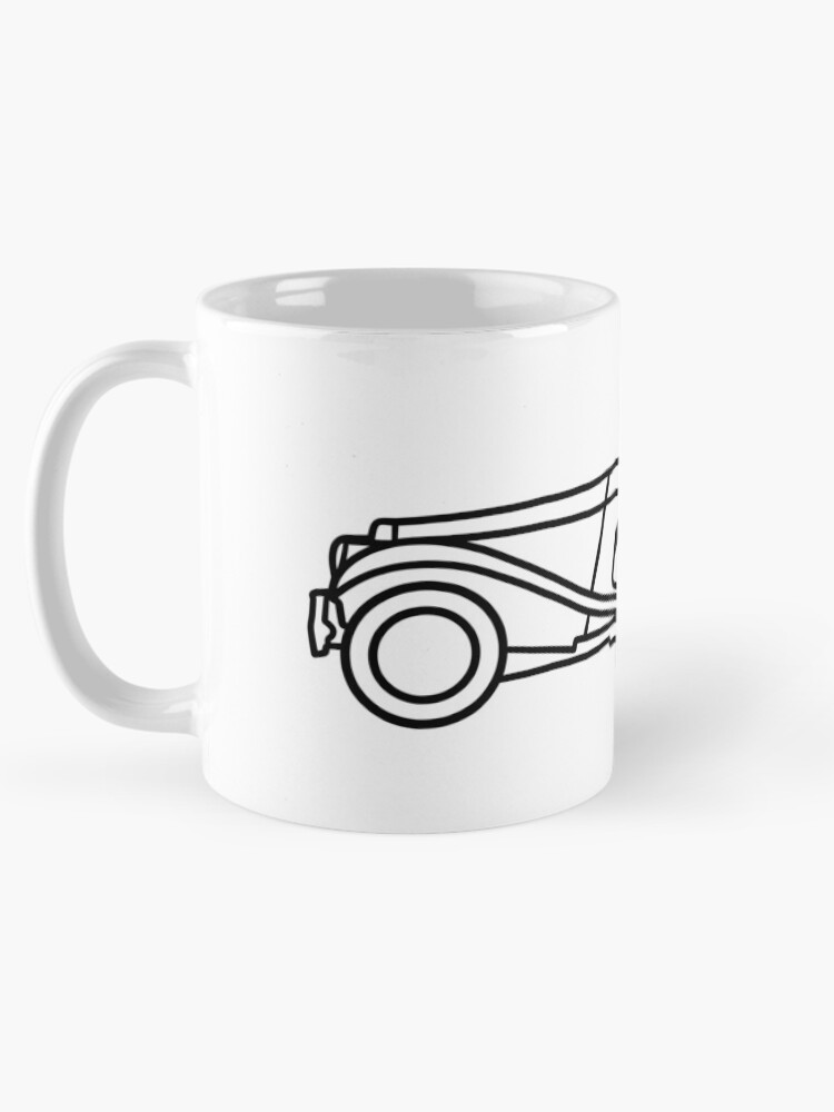 Imagen 5 de 6, Taza de café con la obra MG TF, diseñada y vendida por AutoClub.