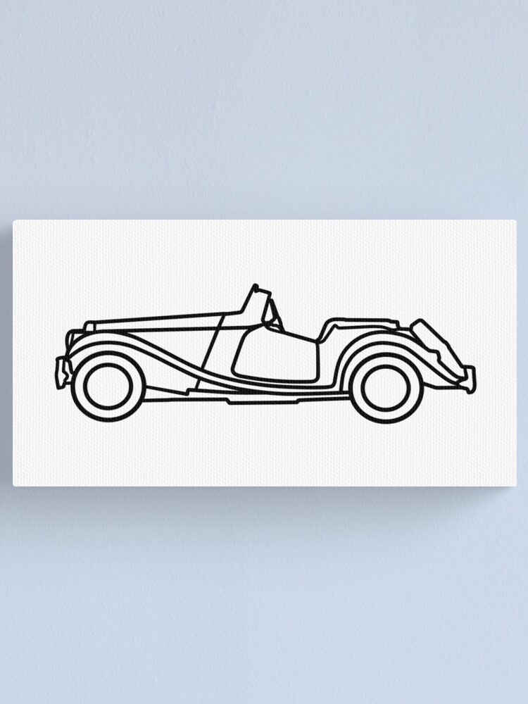 Thumbnail 1 von 3, Leinwanddruck, MG TF designt und verkauft von AutoClub.