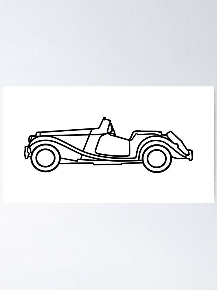 Thumbnail 1 von 3, Poster, MG TF designt und verkauft von AutoClub.