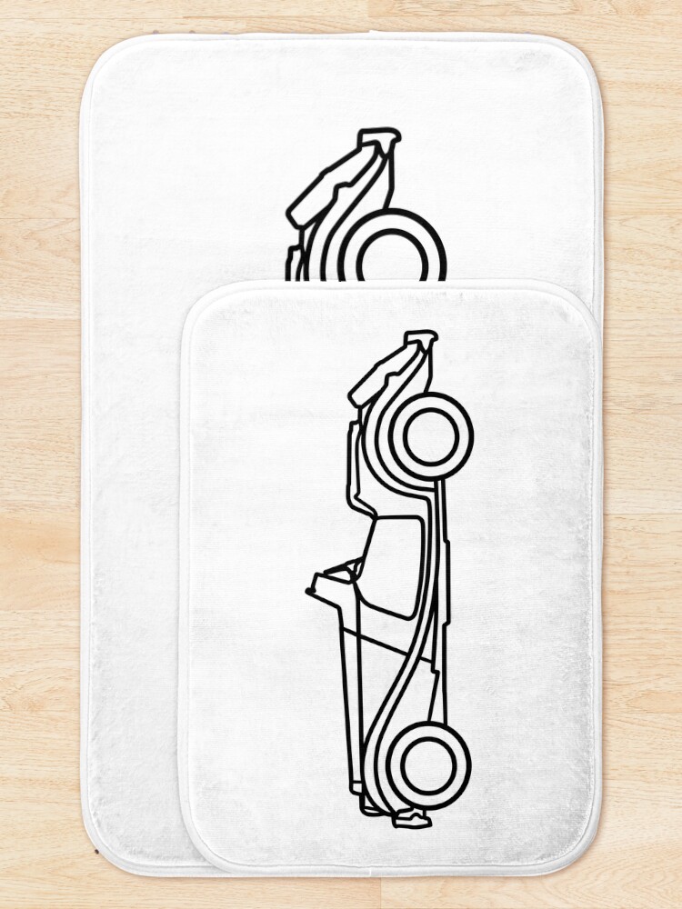 Thumbnail 5 of 6, Bath Mat, MG TF designed and sold by AutoClub.