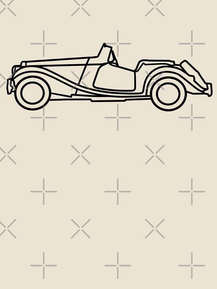 Thumbnail 4 von 4, Locker geschnittenes T-Shirt, MG TF designt und verkauft von AutoClub.