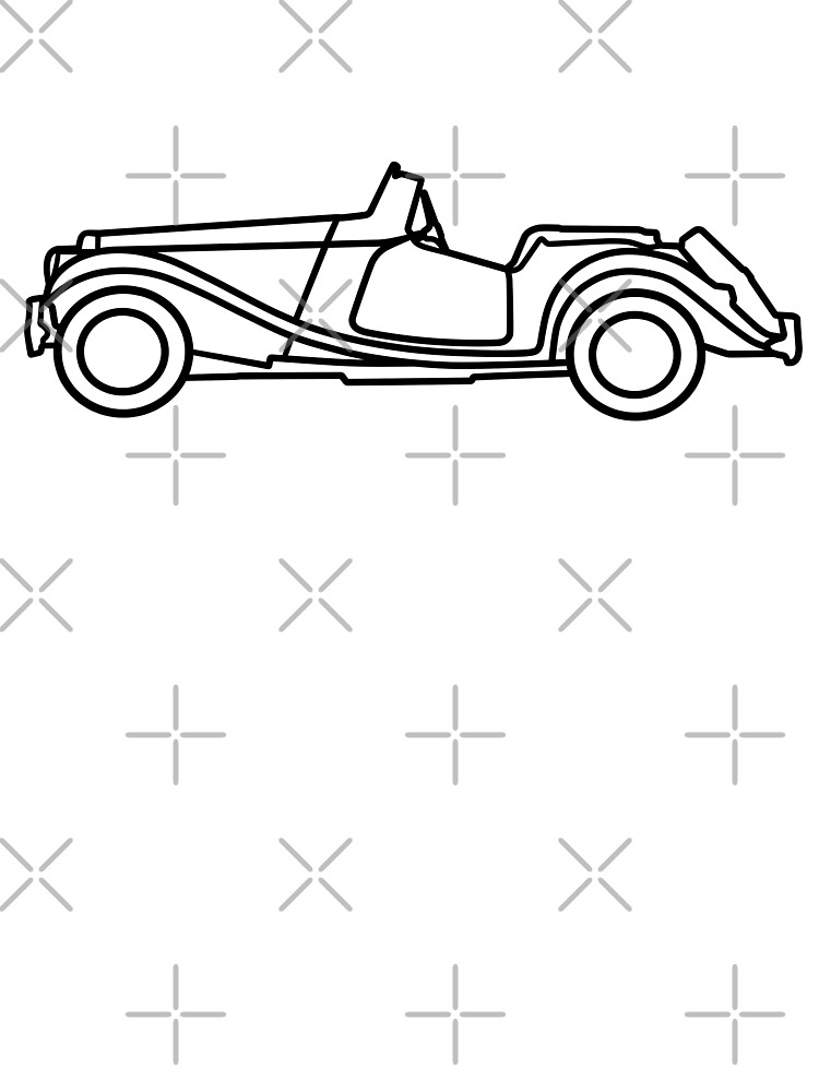 Thumbnail 4 von 4, Boxy T-Shirt, MG TF designt und verkauft von AutoClub.
