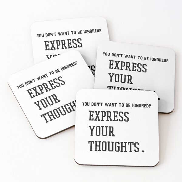 Item preview, You don't want to be ignored? Express your thoughts. designed and sold by 1Lio.