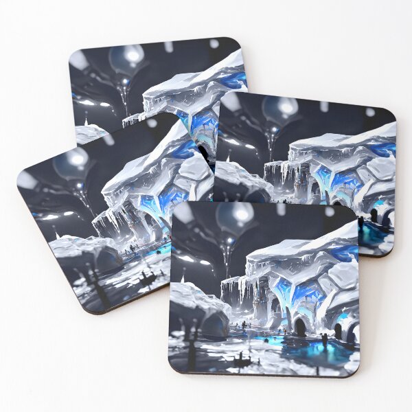 Item preview, Frozen Ice World #2 | AI generated art designed and sold by MichelangeloAI.