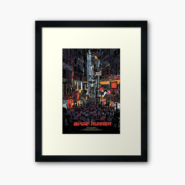 Blade Runner Poster Framed Art Print