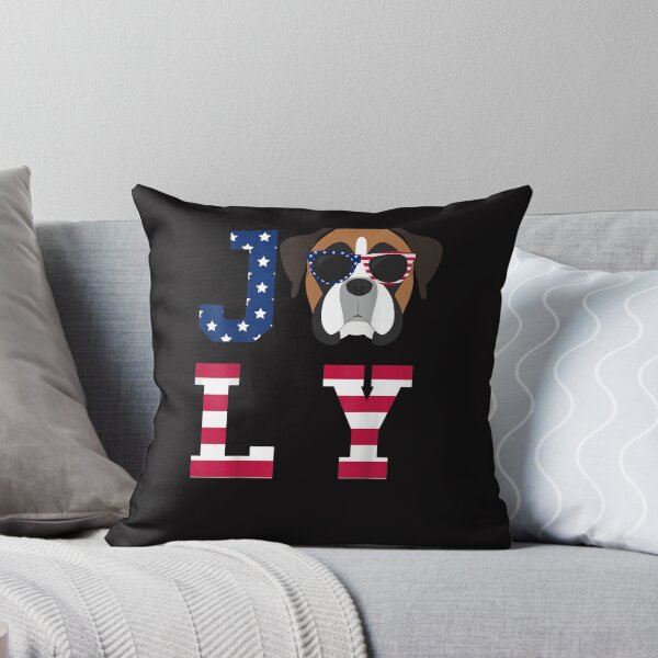 Item preview, 4th of July  American Flag Boxer Dog designed and sold by kerridek.