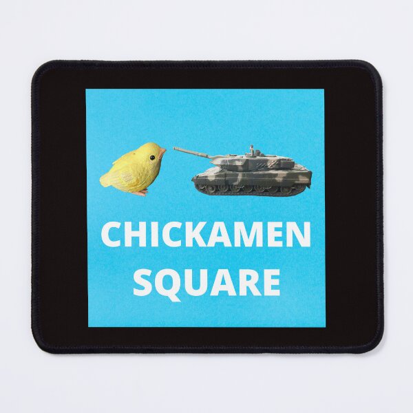 Item preview, Chickamen Square. Quirky design designed and sold by Bagsyrose.