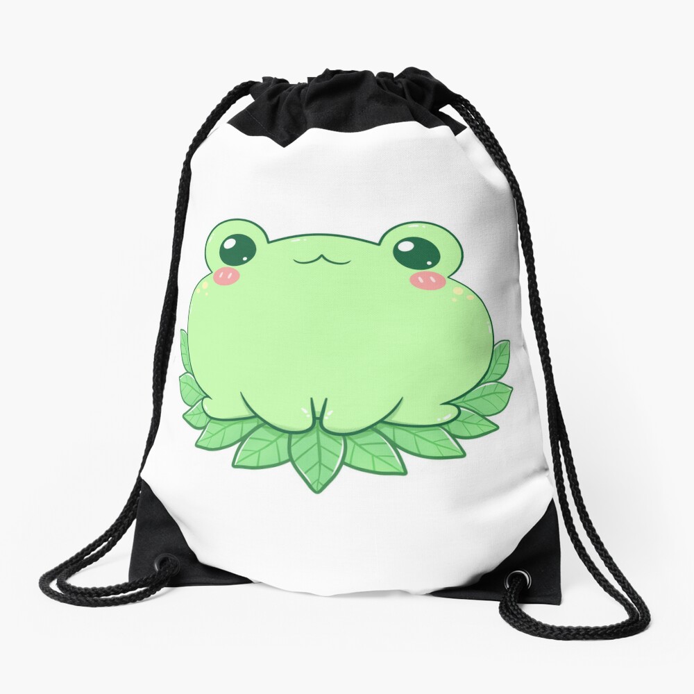 Frogs Day Out  Drawstring Bag