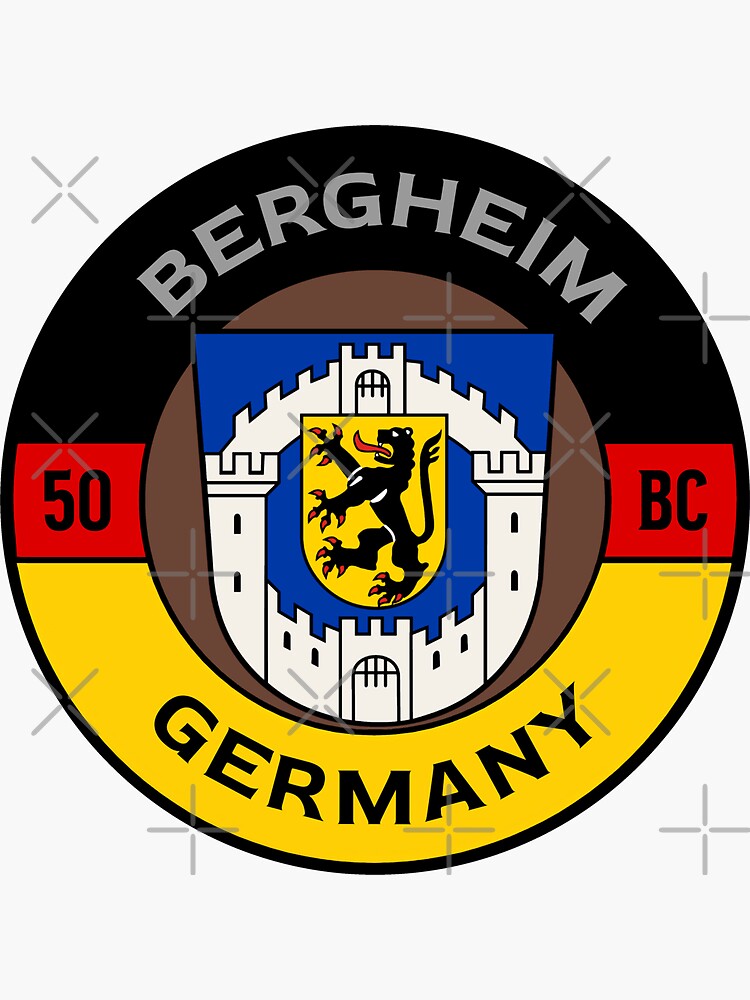 "Bergheim Bergheim, Germany German locations" Sticker for Sale by