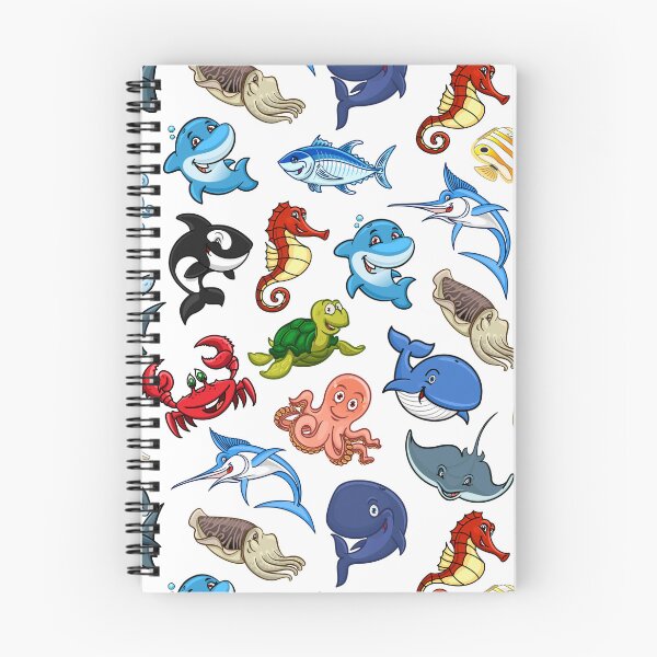 Item preview, Kawaii Cartoon Ocean Animals Underwater  designed and sold by anes18.