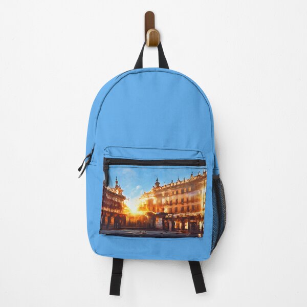 Item preview, Sunrise in the town square in Madrid, Spain designed and sold by fizzribbit.