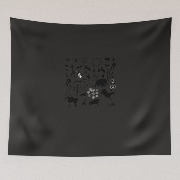 Item preview, Cave paintings - primitive art designed and sold by hieberala.