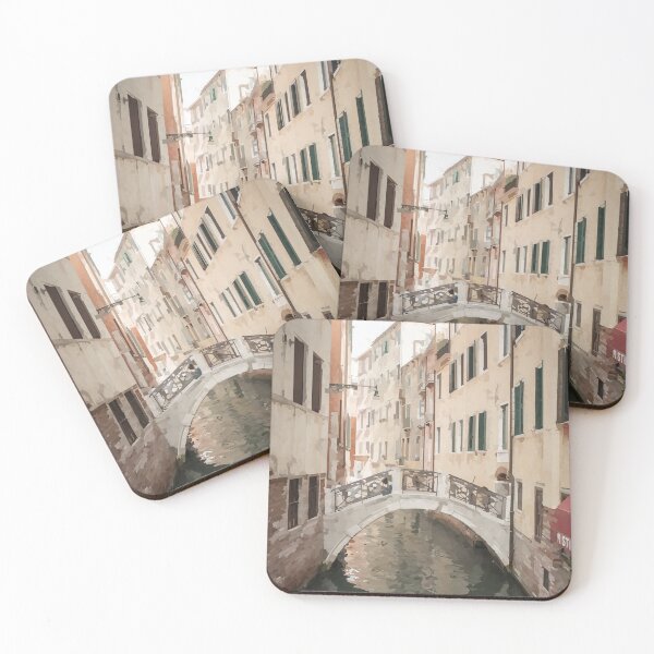 Item preview, Venetian Canal Bridge - Watercolour Style designed and sold by WWWC2288.