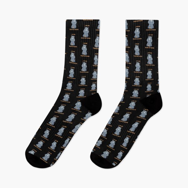 Item preview, Hippo : I'm on team Bitcoin (Bold) designed and sold by CryptoBeings.