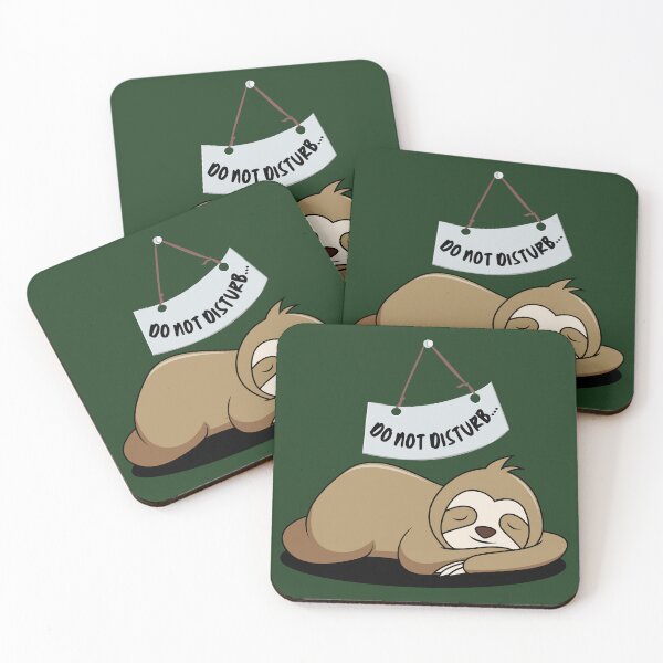 Item preview, Do Not Disturb (Sloth) designed and sold by ThePeanutSeries.