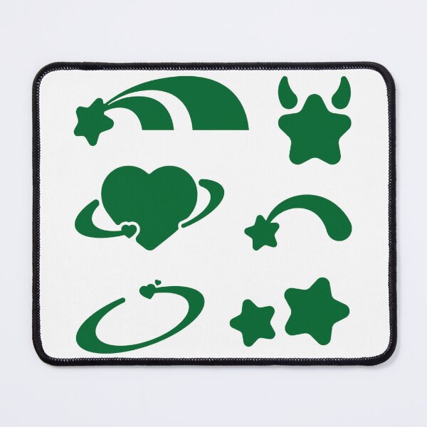 Item preview, Cute Stars and Hearts Green Pack designed and sold by everything4eva.