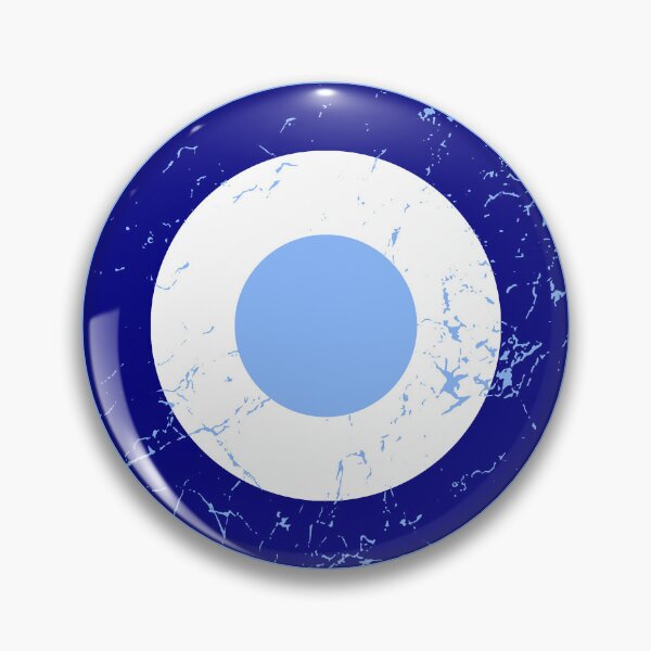 Artikelvorschau, Vintage Sky Blue, White und Navy Roundel (Opt.1/2) entworfen und verkauft von Irish-Nostalgia.