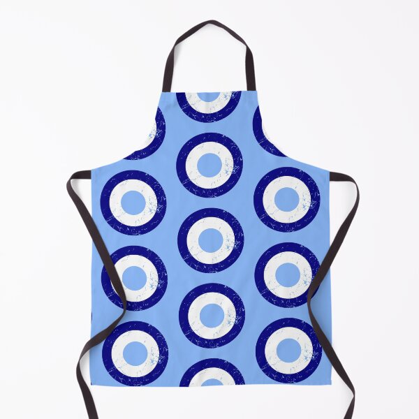 Item preview, Vintage Sky Blue, White and Navy Roundel (Opt.1/2) designed and sold by Irish-Nostalgia.