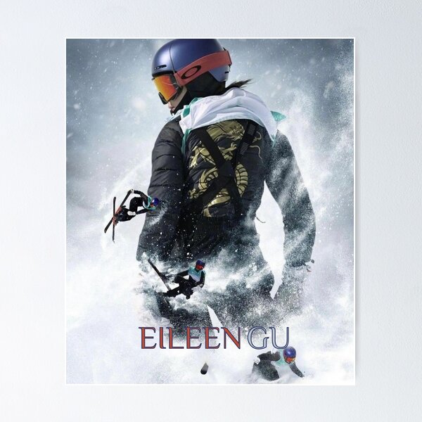 Eileen gu freestyle skier Canvas Print for Sale by Fizashop