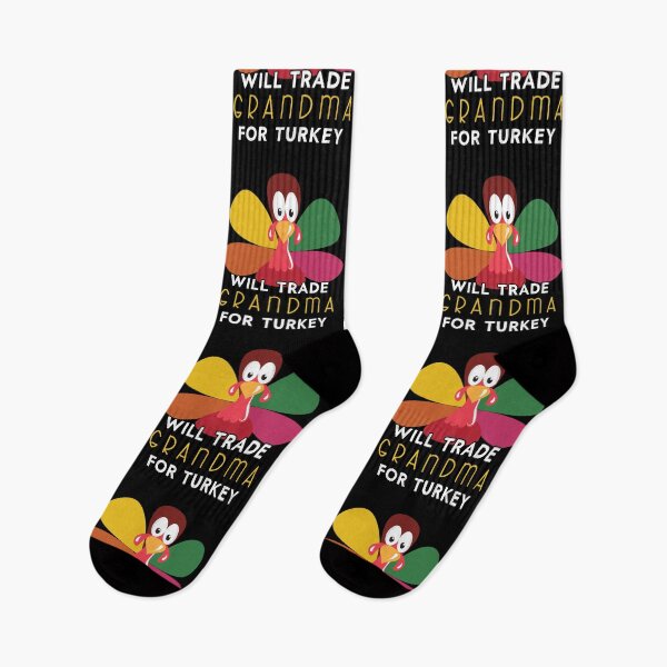 Item preview, Thanksgiving for Kids Will Trade Grandma for Turkey design designed and sold by Merchking1.