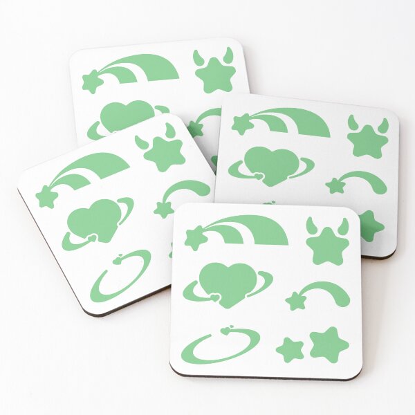 Item preview, Cute Stars and Hearts Green Pack designed and sold by everything4eva.