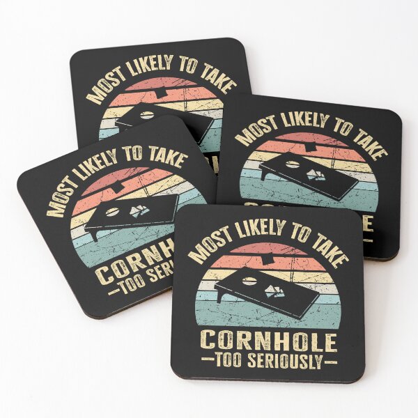 Item preview, Most Likely To Take Cornhole Too Seriously retro vintage designed and sold by AdelDa19.