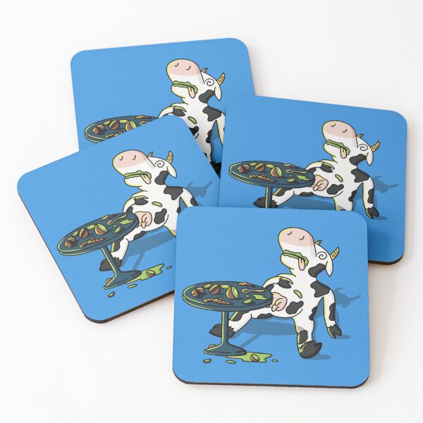 Item preview, Cow eating kiwi designed and sold by lapsuss.