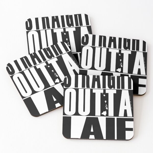 Item preview, Straight Outta Laie (black) by Hawaii Nei All Day designed and sold by zuckyimadaraw.