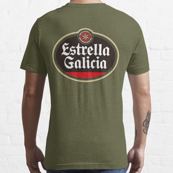 ESTRELLA GALICIA BEER T Shirt Premium Lager Cerveceros Desde 1906