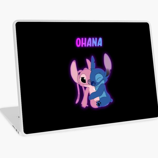 Stitch And Angel Laptop Skins for Sale