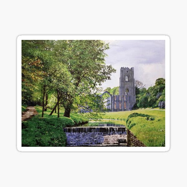 Fountains Abbey Sticker