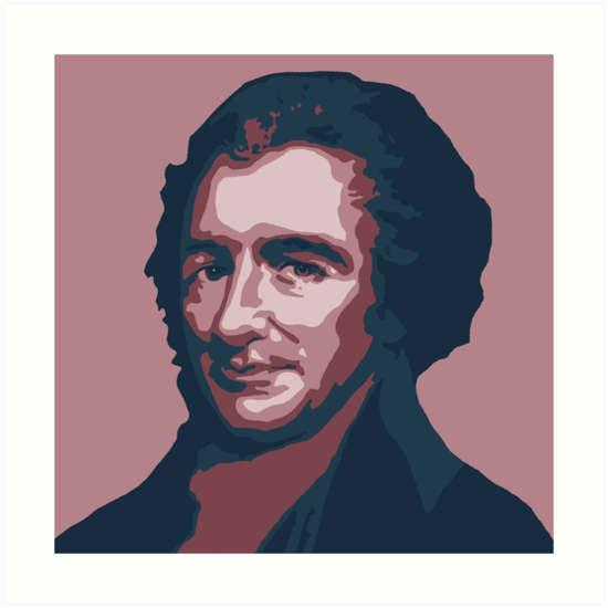 "Thomas Paine" Art Print by savantdesigns Redbubble