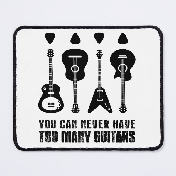 Item preview, You can never have enough guitars! E-guitar, bass guitar or western guitar for all proud musicians designed and sold by Gordenwear.