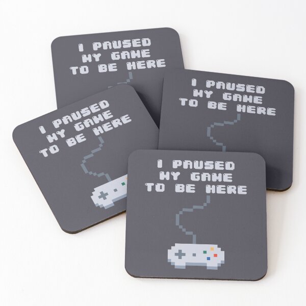 Item preview, Game Paused designed and sold by Retro-Freak.