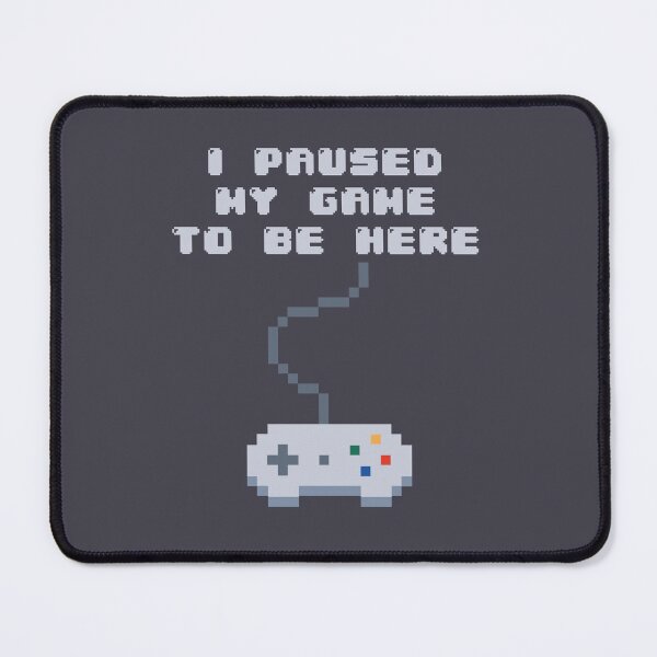 Item preview, Game Paused designed and sold by Retro-Freak.