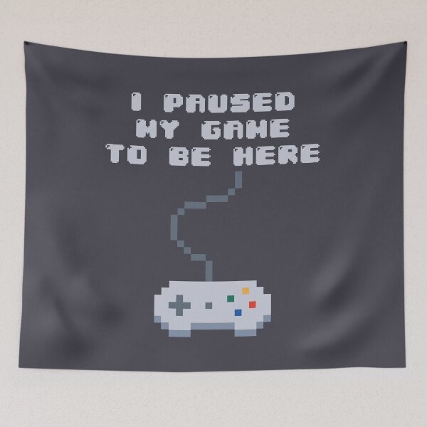 Item preview, Game Paused designed and sold by Retro-Freak.