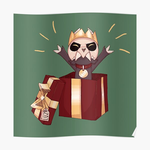 "the king of christmas" Poster for Sale by unh0lyscreeches Redbubble