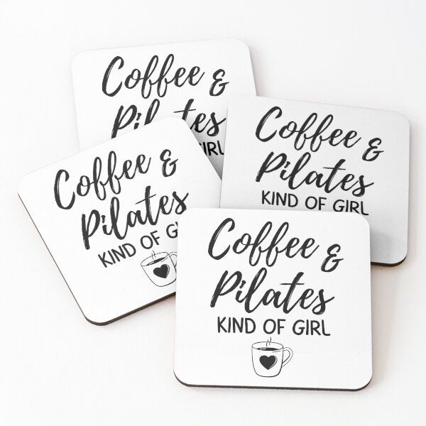 Item preview, Coffee & pilates kind of girl designed and sold by TheGreenGoat.