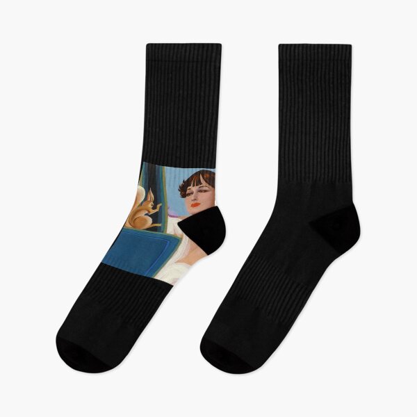 Artikelvorschau, Alberto Vargas Zwei Mädchen mit einem Eichhörnchen-Aufkleber entworfen und verkauft von donniejeanjr6.
