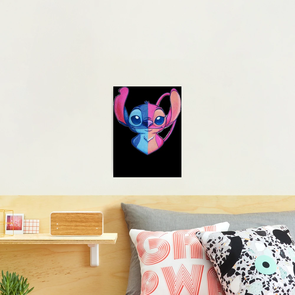 stitch and angel soulmate | Photographic Print