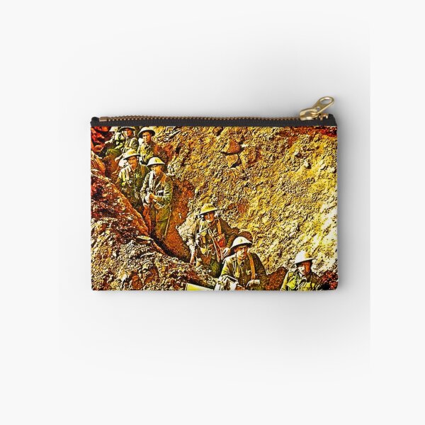 Item preview,  A New Zealand platoon camouflaged in a trench not far from Flers in Normandy, France designed and sold by CristalleLisa.
