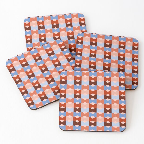Item preview, Blue 70's retro design designed and sold by Acolors.