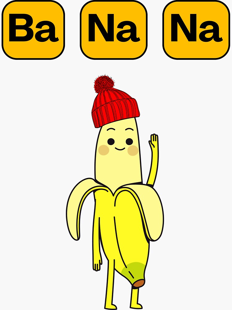 "Banana Sprite Banana" Sticker for Sale by Allentee Redbubble