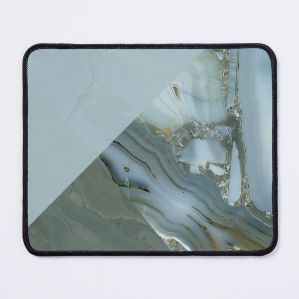 Item preview, modern turqouise blue marble pattern designed and sold by Beeroclock.