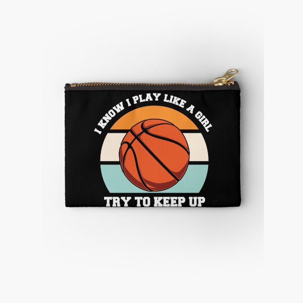 Item preview, I know I Play Like A Girl Try To Keep Up Basketball Is My Favorite Season Basket Ball Player Classic Gift Premium Apparel Funny Holiday Xmas designed and sold by DesignByHeartUK.