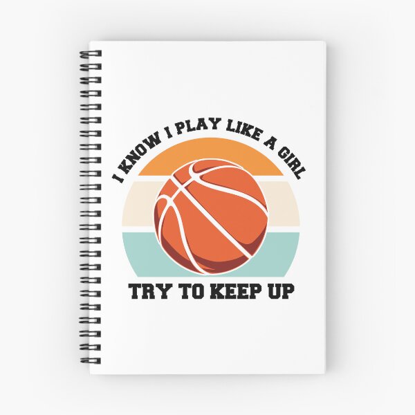 Item preview, I know I Play Like A Girl Try To Keep Up Basketball Is My Favorite Season Basket Ball Player Classic Gift Premium Apparel Funny Holiday Xmas designed and sold by DesignByHeartUK.